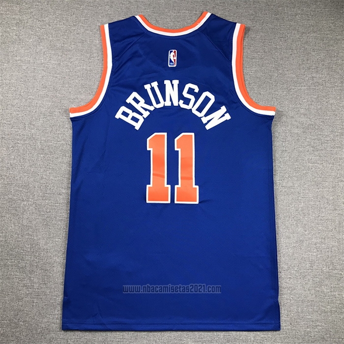 Camiseta New York Knicks Jalen Brunson #11 Icon 2022-23 Azul